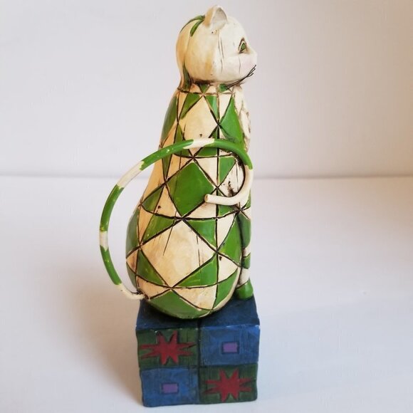 Jim Shore Heartwood Creek "Felicity" Cat Figure 114423T 2003 Retired Vintage - Picture 8 of 9